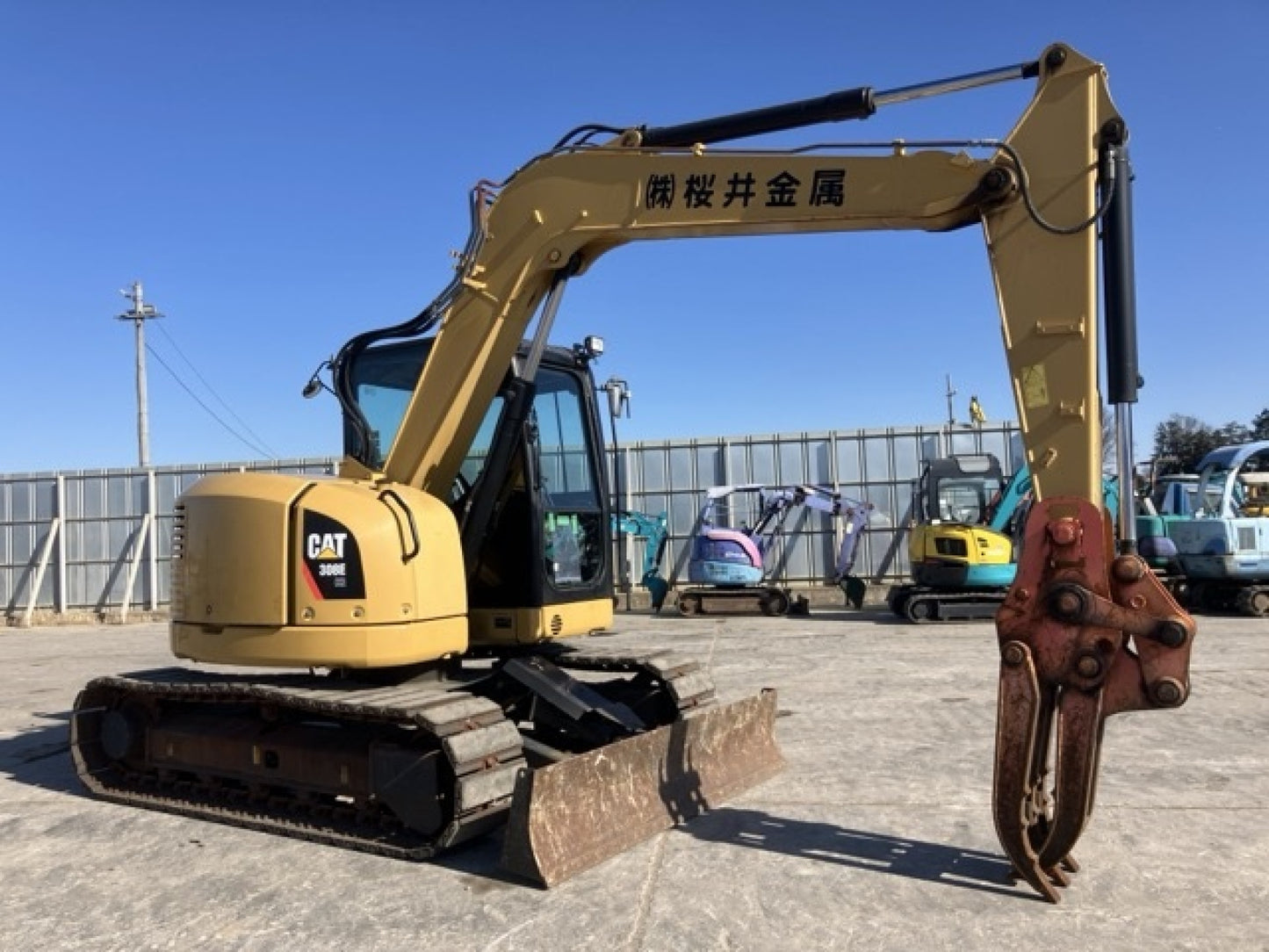 CAT 308 Compact Radius 8T Digger Low Hours