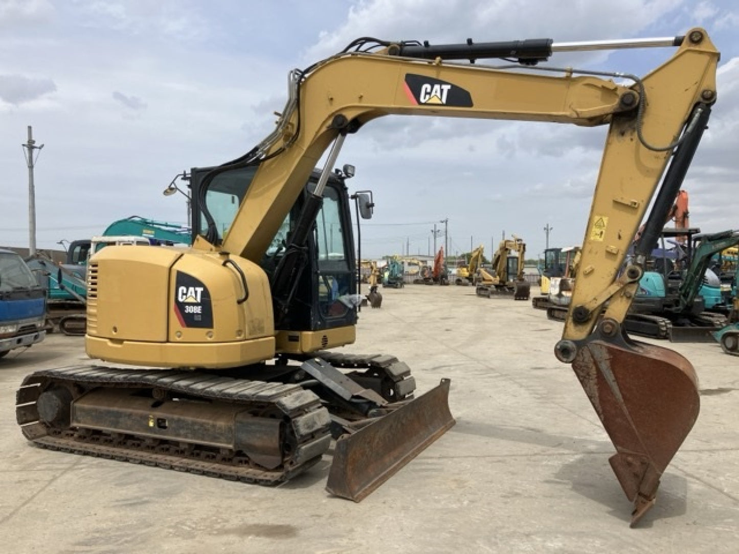 CAT 308E Zero Swing 8T Digger