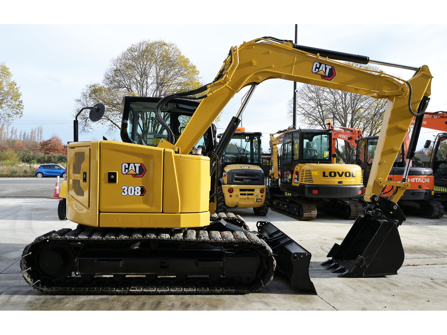 2020 CAT 308 Compact Radius 8T Excavator / Digger