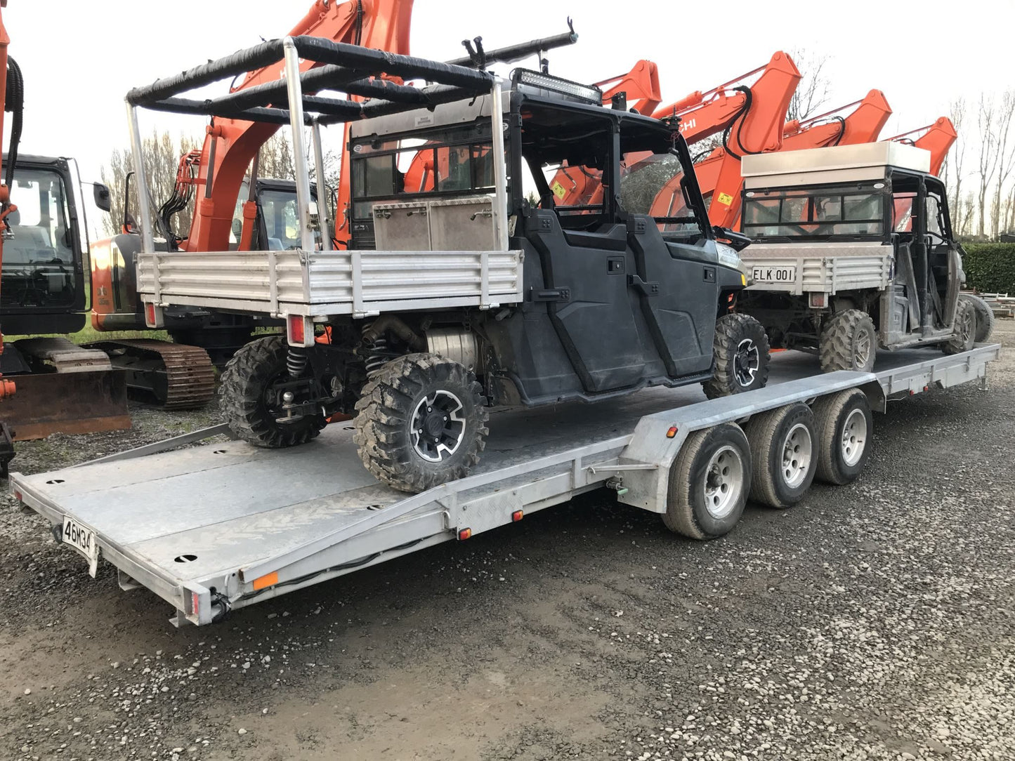 2019 Homebuilt Transporter (3-Axle/2-Car) Trailer