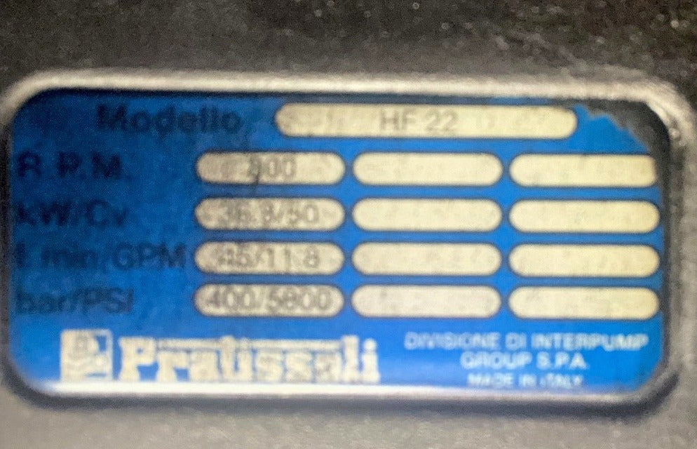 2009 6000psi Diesel Waterblaster Trailer