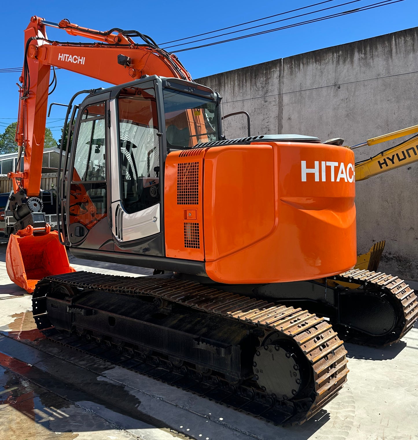 Hitachi ZX135 US Digger 13.5 ton Zero Swing