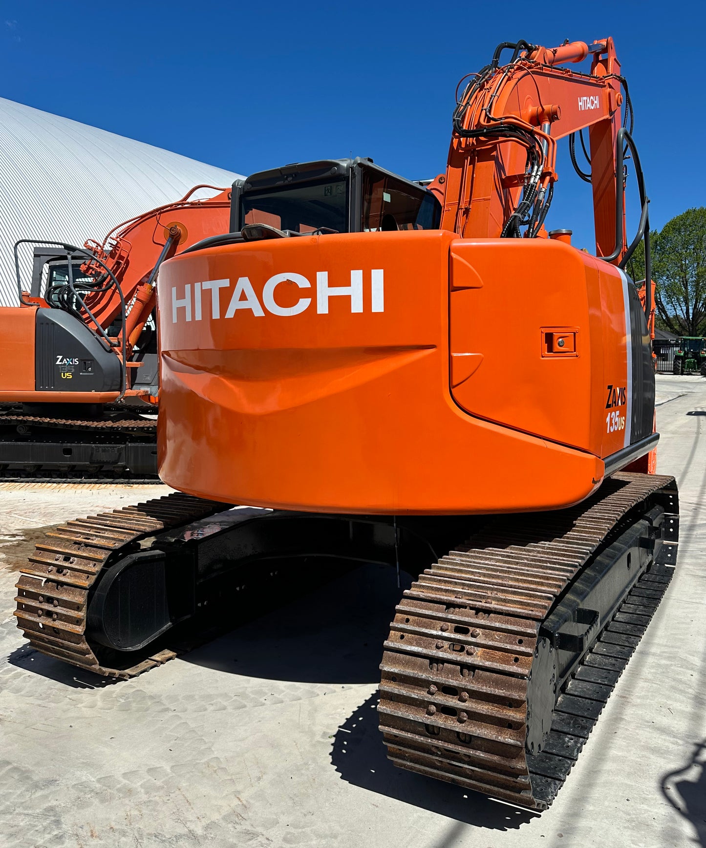 Hitachi ZX135 US Digger 13.5 ton Zero Swing