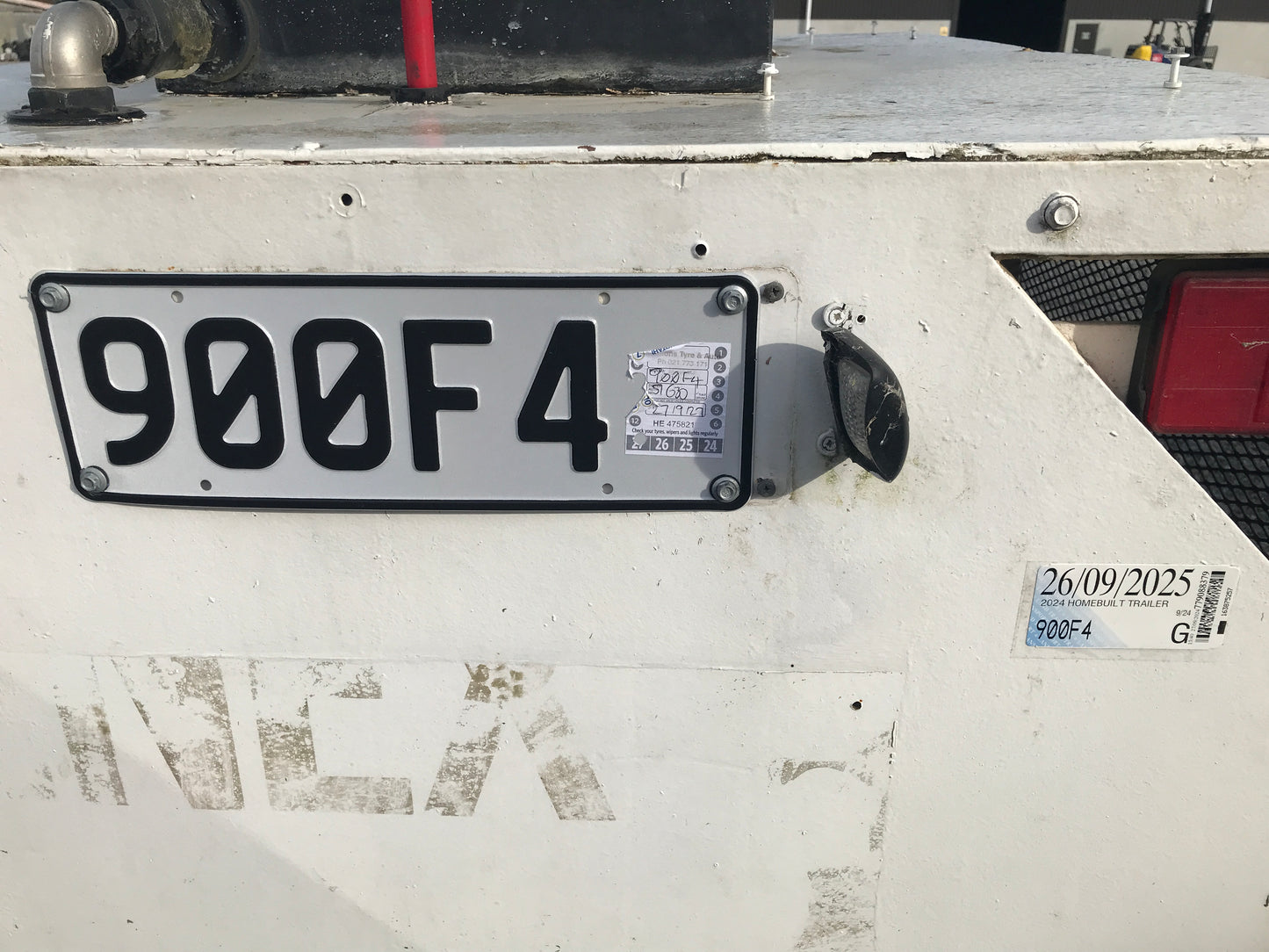 2009 6000psi Diesel Waterblaster Trailer
