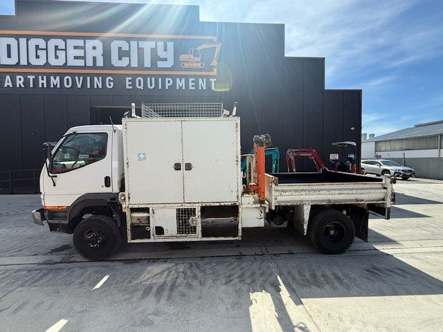 2008 Mitsubishi FG145C1 Canter Service Truck, 4wd, tipper