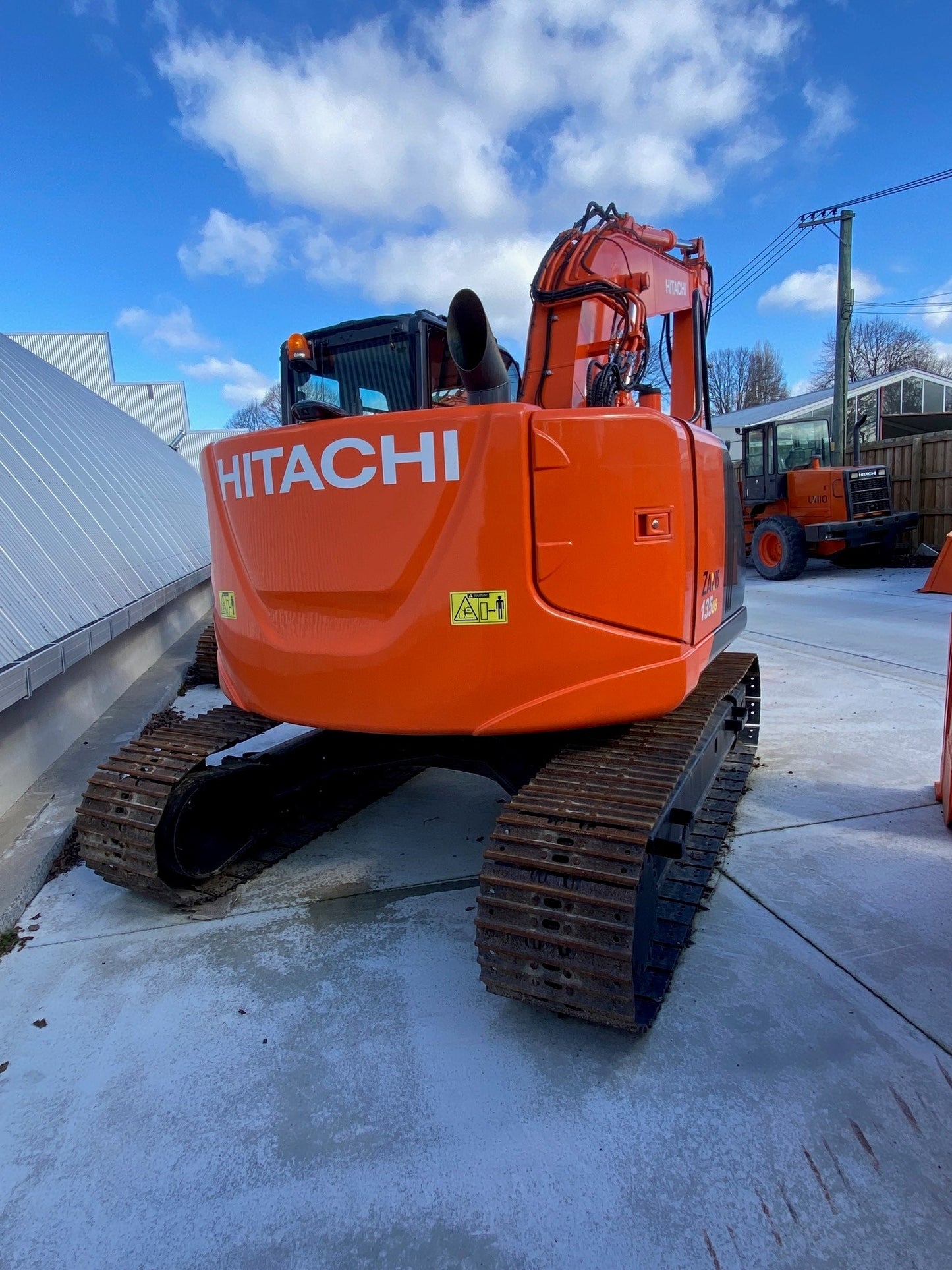 Hitachi ZX135US Digger 13.5 ton Zero Swing Digger