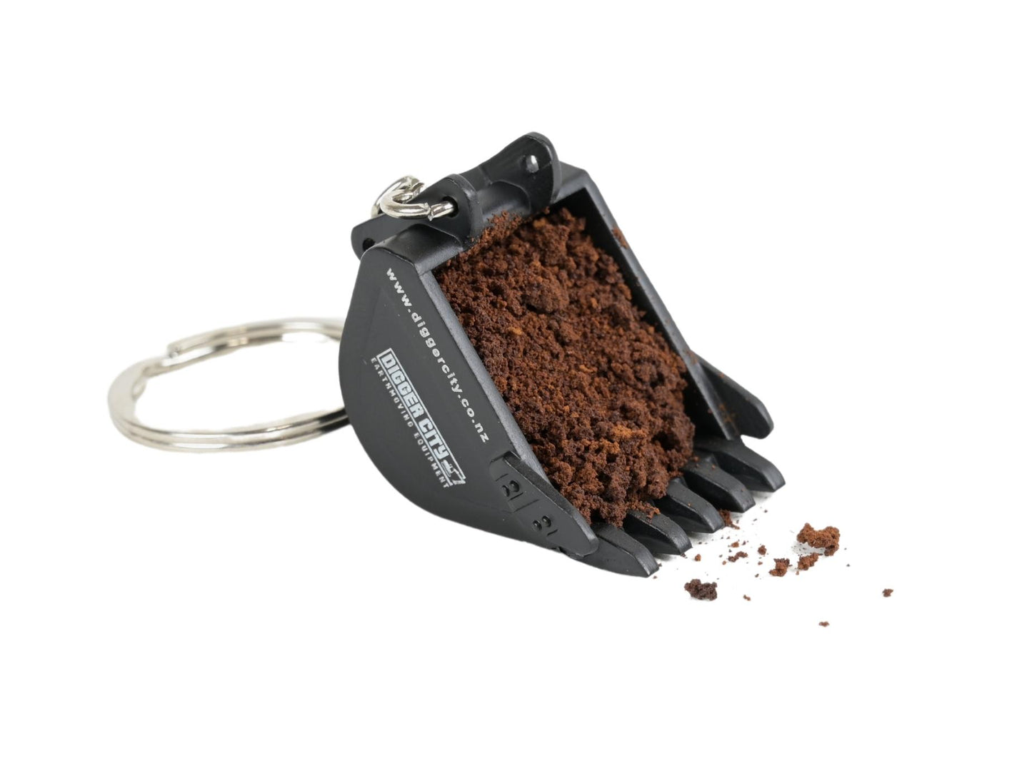 Digger City Mini Excavator Bucket Key Ring