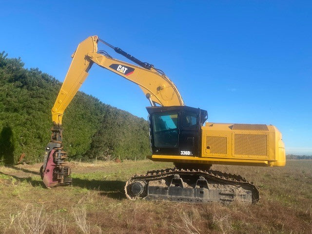 CATERPILLAR 336DL FULL FORESTRY SPEC EXCAVATOR WITH SATCO HEAD