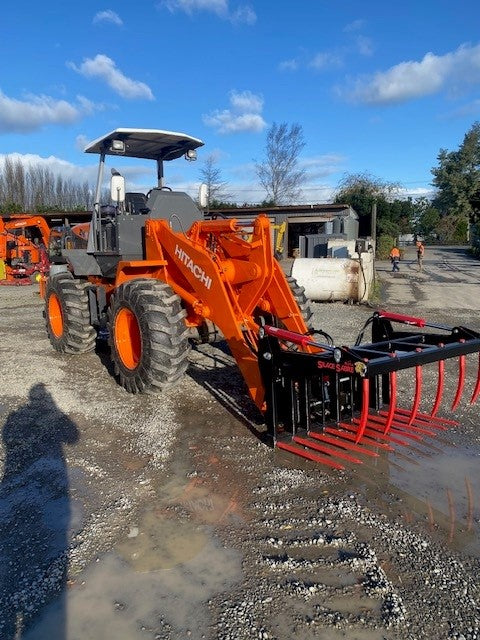 HITACHI ZW100 , 7 TON WHEEL LOADER , OPEN CAB, SILAGE FARM MACHINE