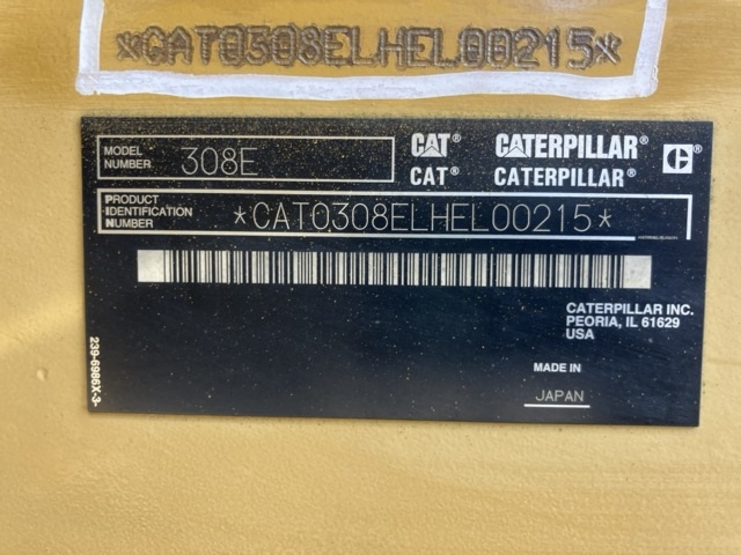 CAT 308 Compact Radius 8T Digger Low Hours