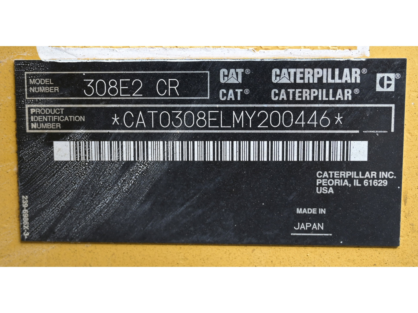 CAT 308 Compact Radius 8T Digger Low Hours