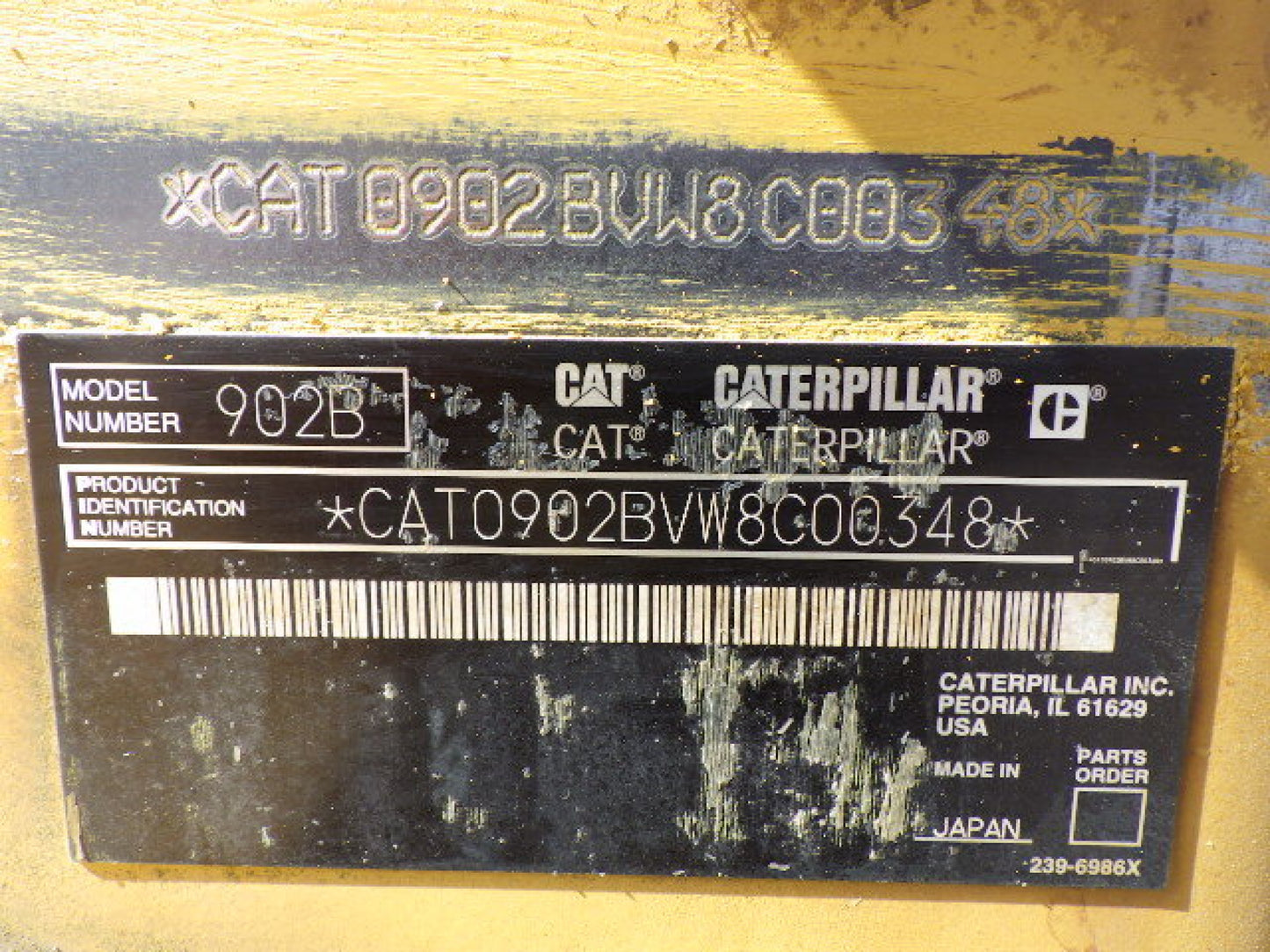Cat 902 Wheel Loader 0.6 CBM bucket