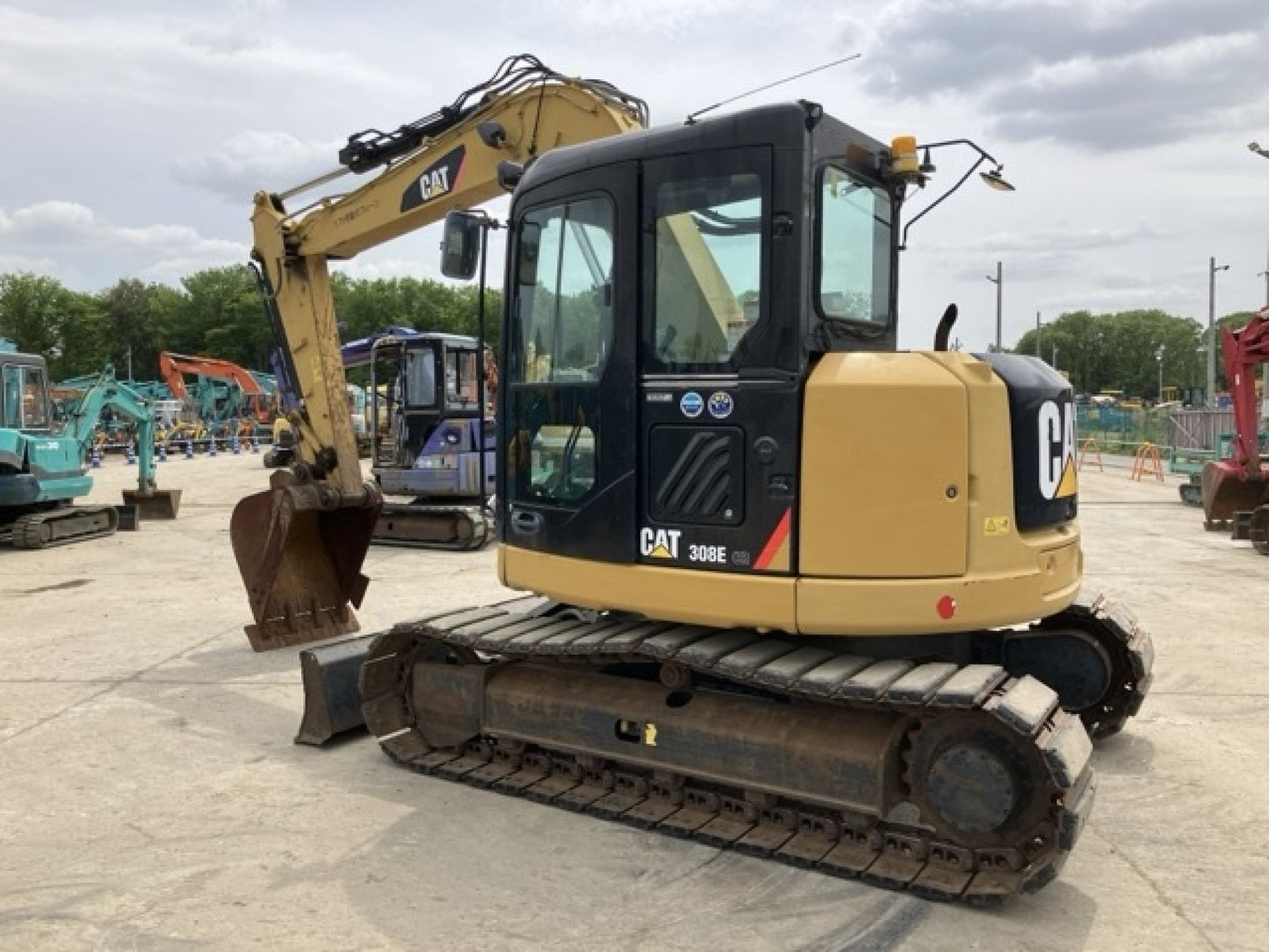CAT 308E Zero Swing 8T Digger