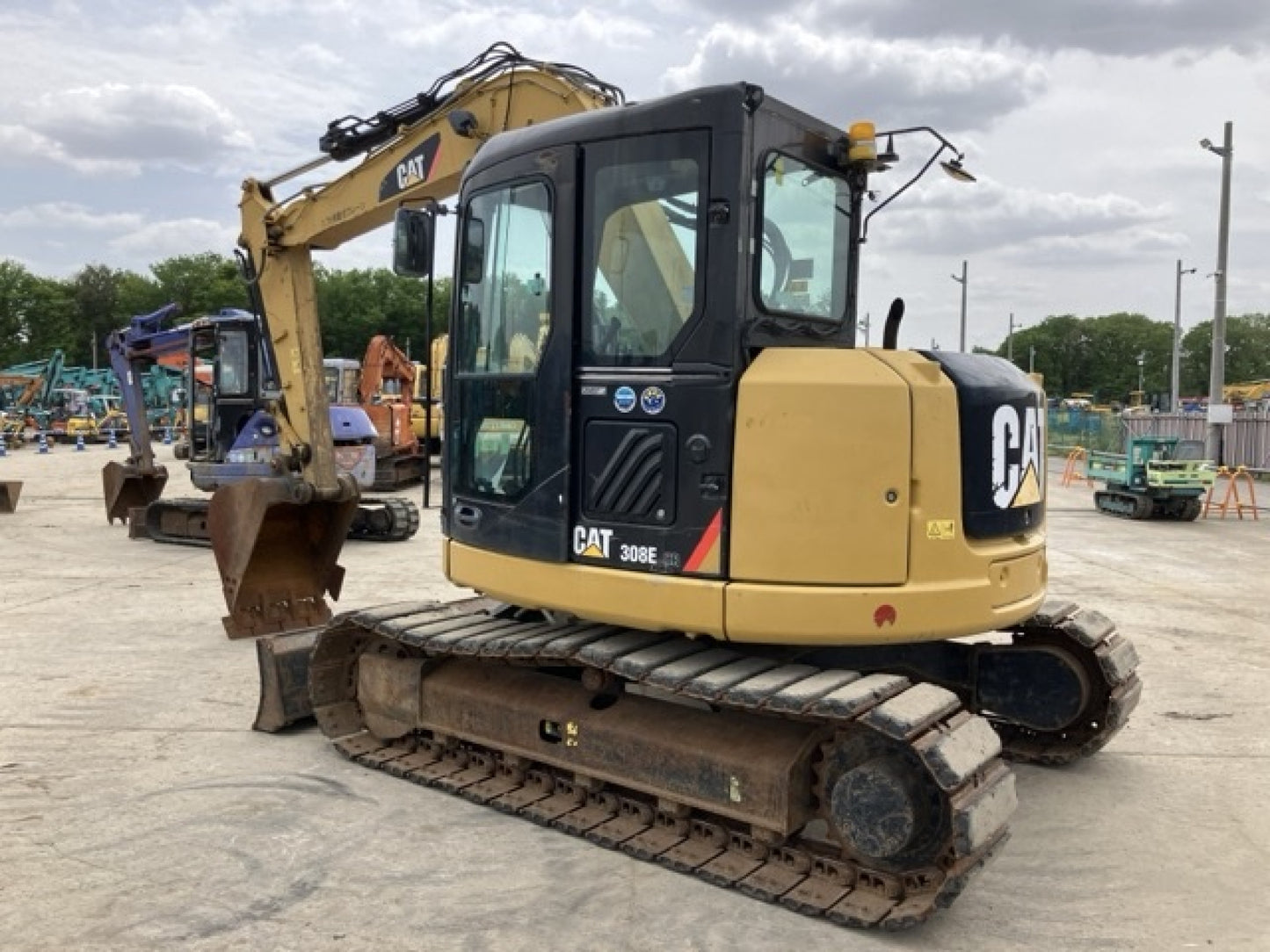 CAT 308E Zero Swing 8T Digger