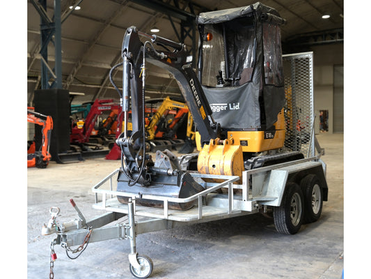 John Deere E18ZS Excavator Plus Trailer Option