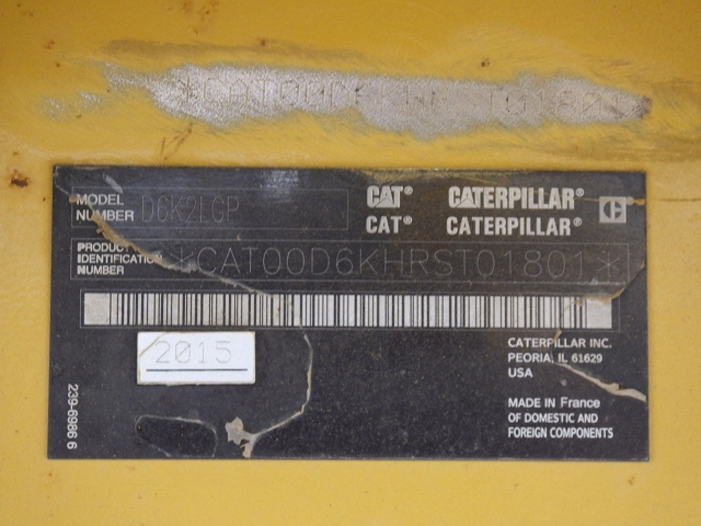 Caterpillar D6K2 Dozer LGP 14 Ton