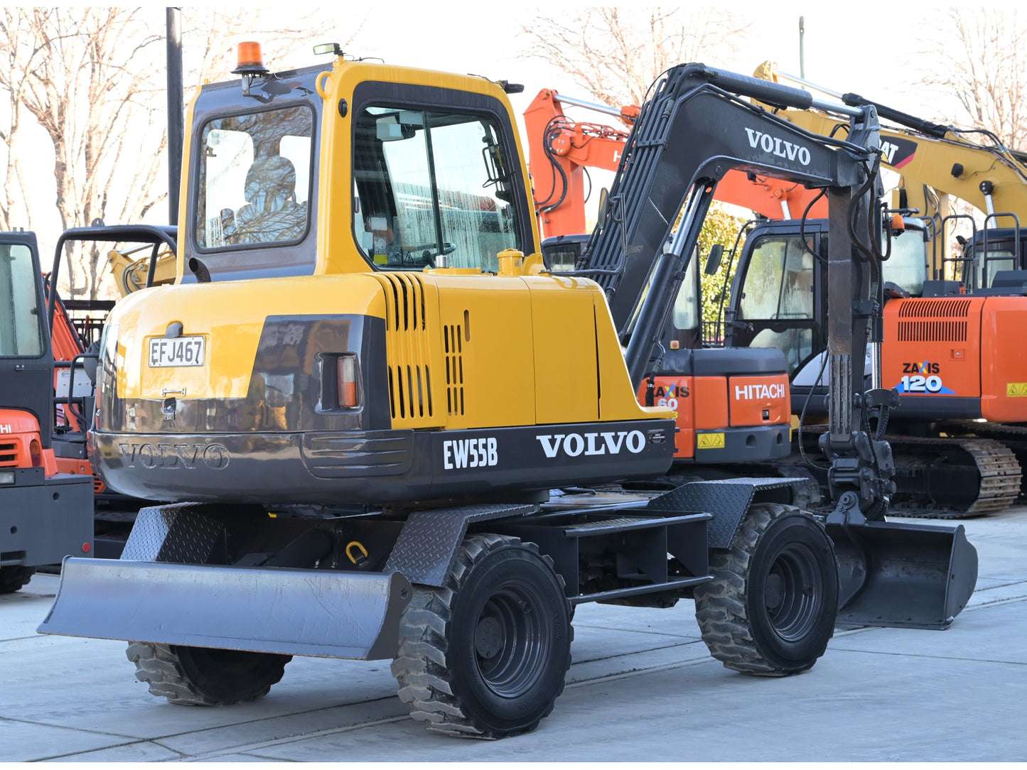 Volvo EW55B Wheeled Excavator