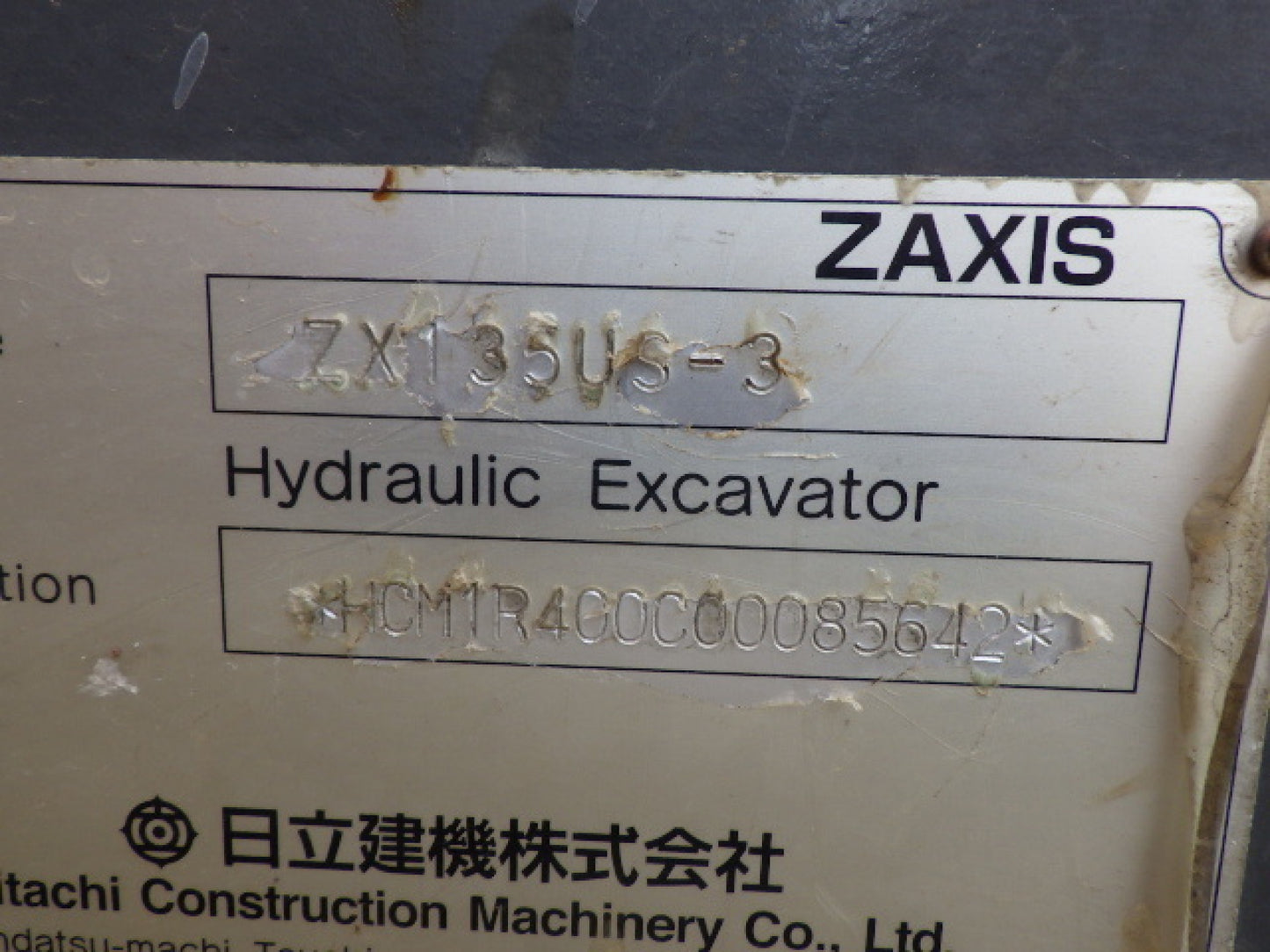 Hitachi ZX135-3 Digger 13.5 ton