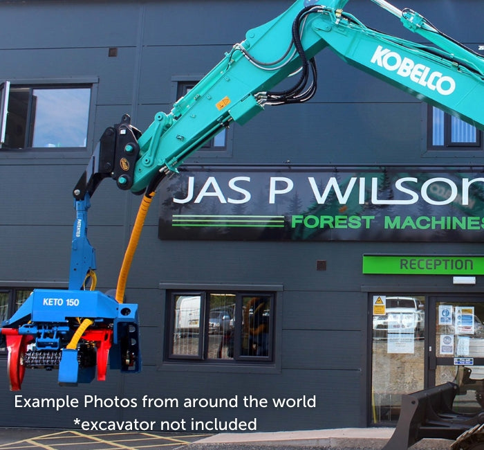 Finnish made Keto 150 Forestry head for 15 ton Excavator