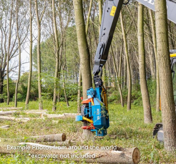 Finnish made Keto 150 Forestry head for 15 ton Excavator