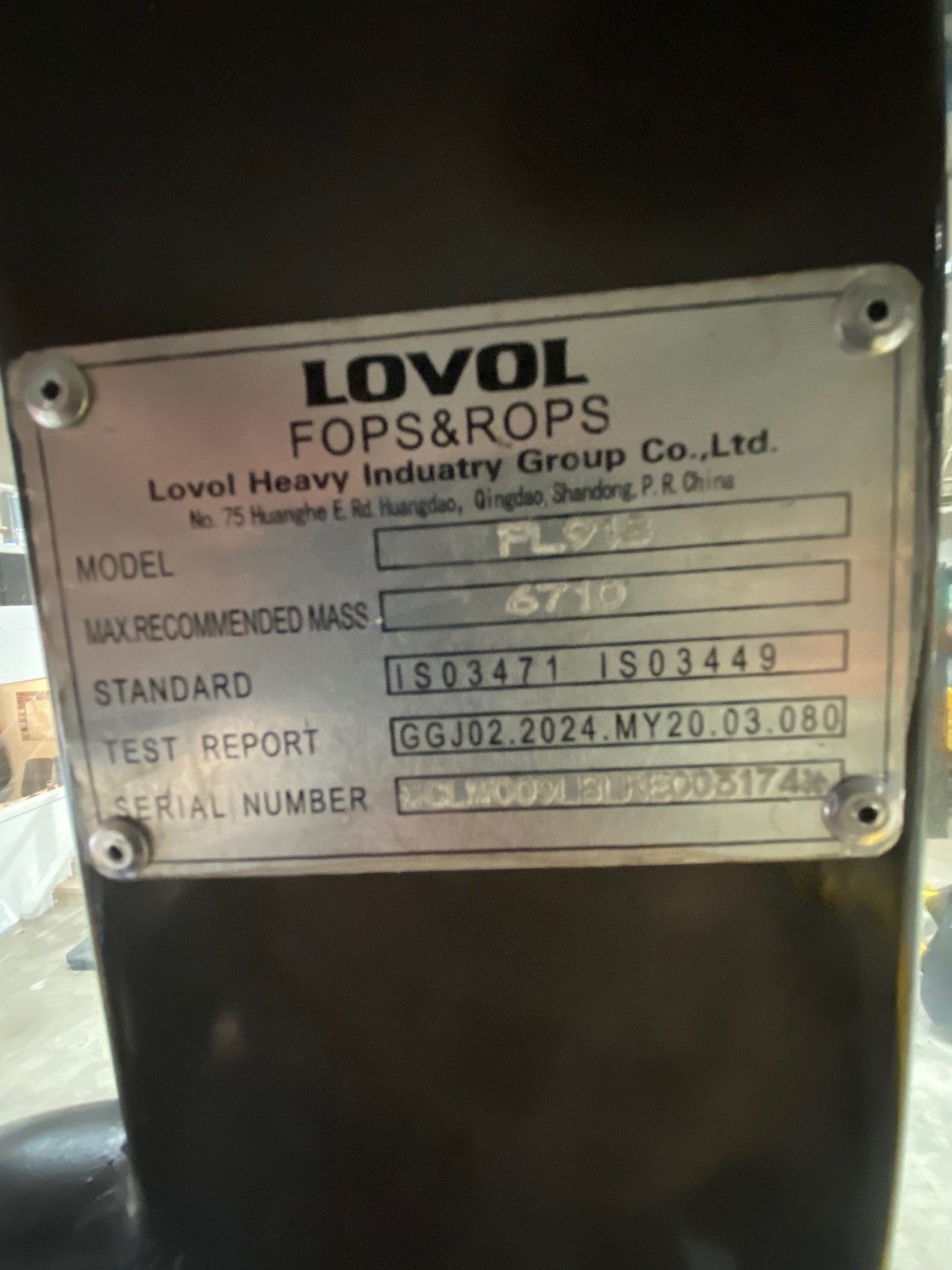 2025 Lovol FL918 Wheel Loader