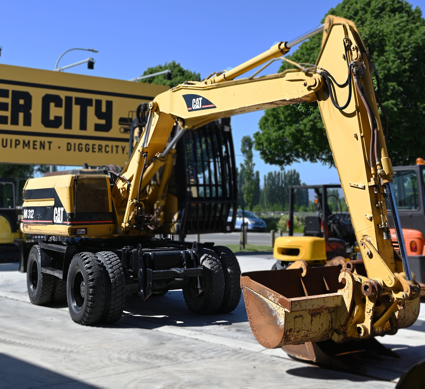Caterpillar M312 Wheeled Excavator