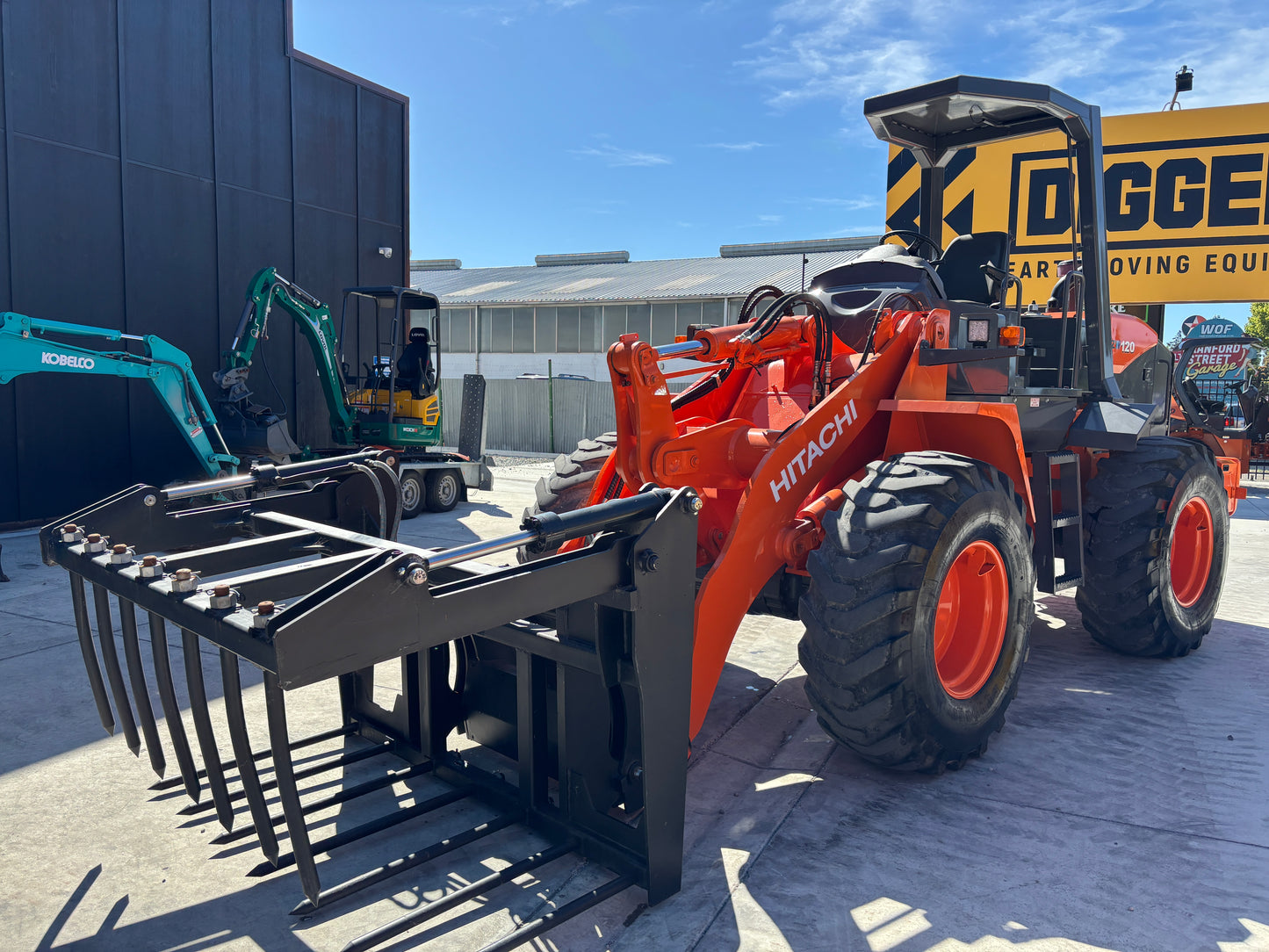 Hitachi ZW120-5B Wheel Loader Silage Farm Machine