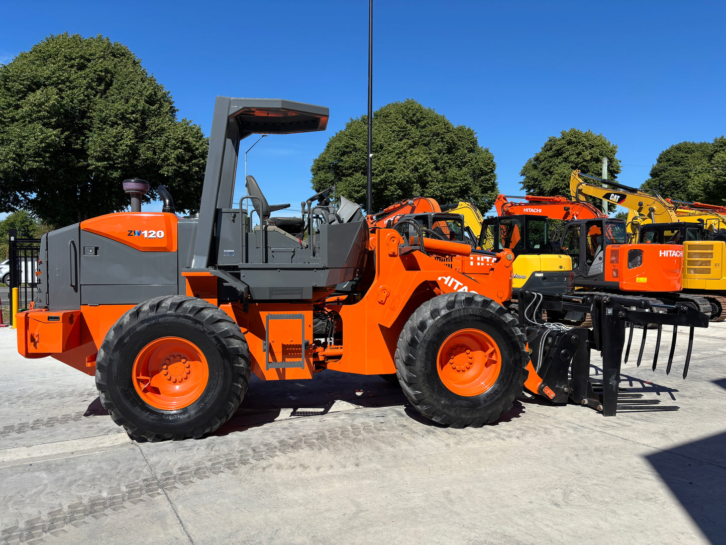 Hitachi ZW120-5B Wheel Loader Silage Farm Machine