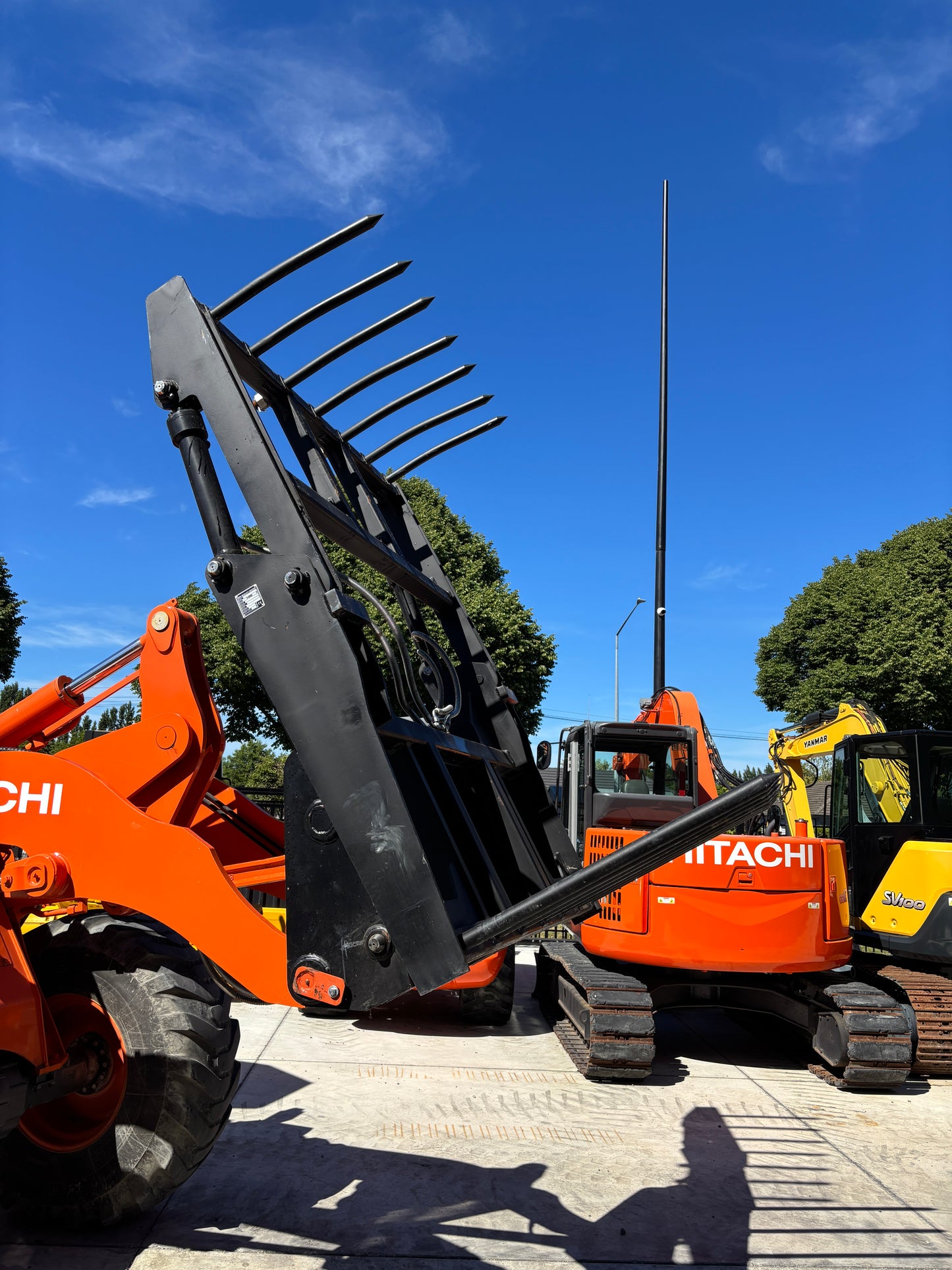 Hitachi ZW120-5B Wheel Loader Silage Farm Machine