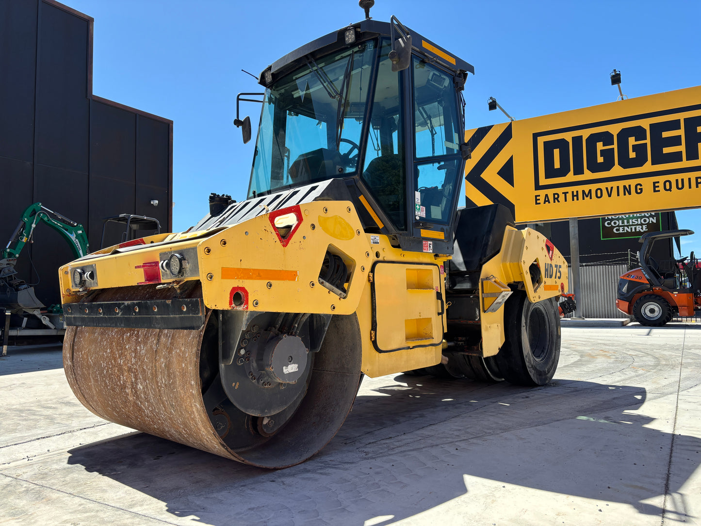 2007 Hamm HD 75K Articulated Combi Roller with Vibratory Drum