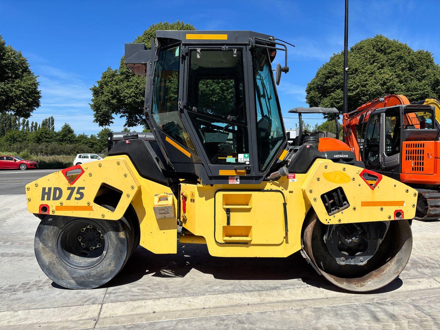 2007 Hamm HD 75K Articulated Combi Roller with Vibratory Drum