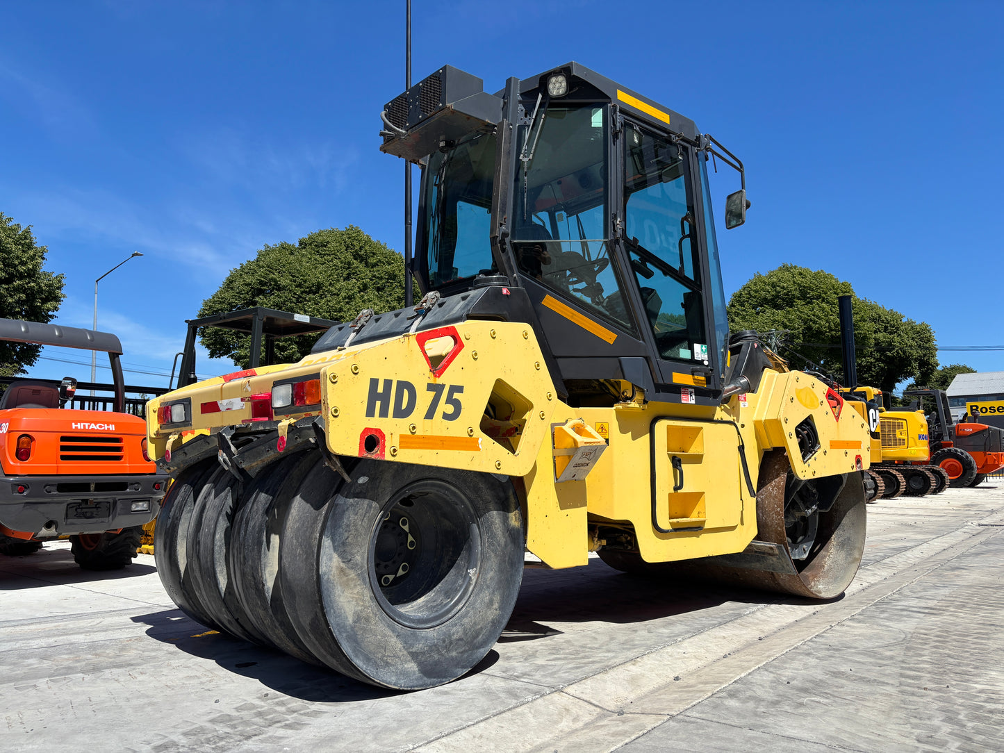 2007 Hamm HD 75K Articulated Combi Roller with Vibratory Drum