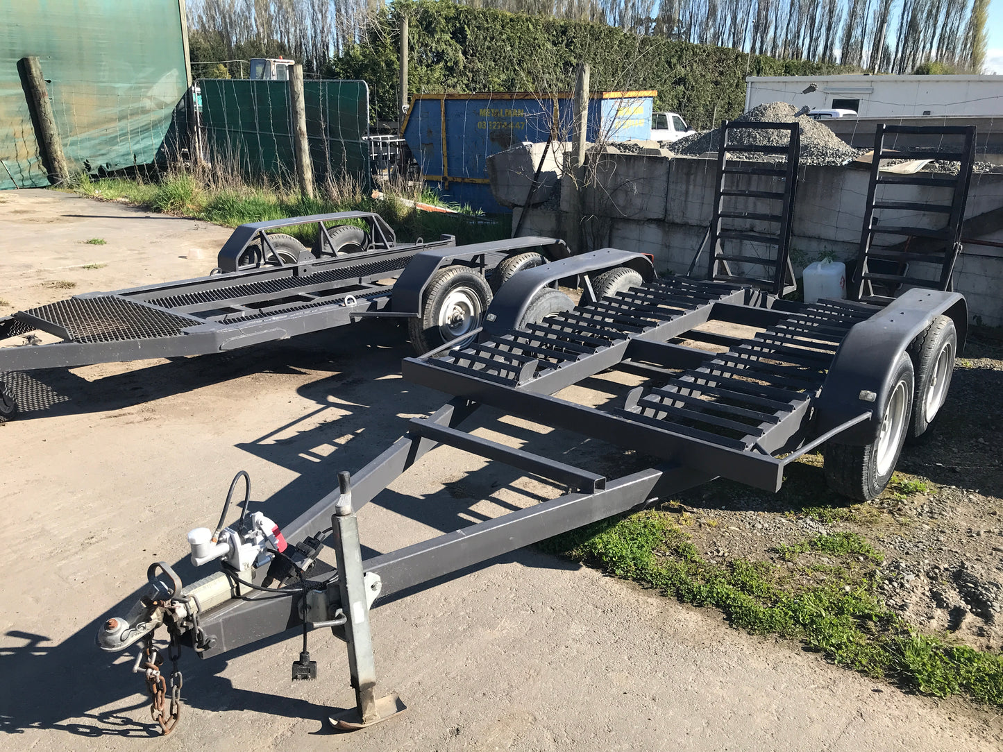 2007 Steel Tandem Digger Trailer