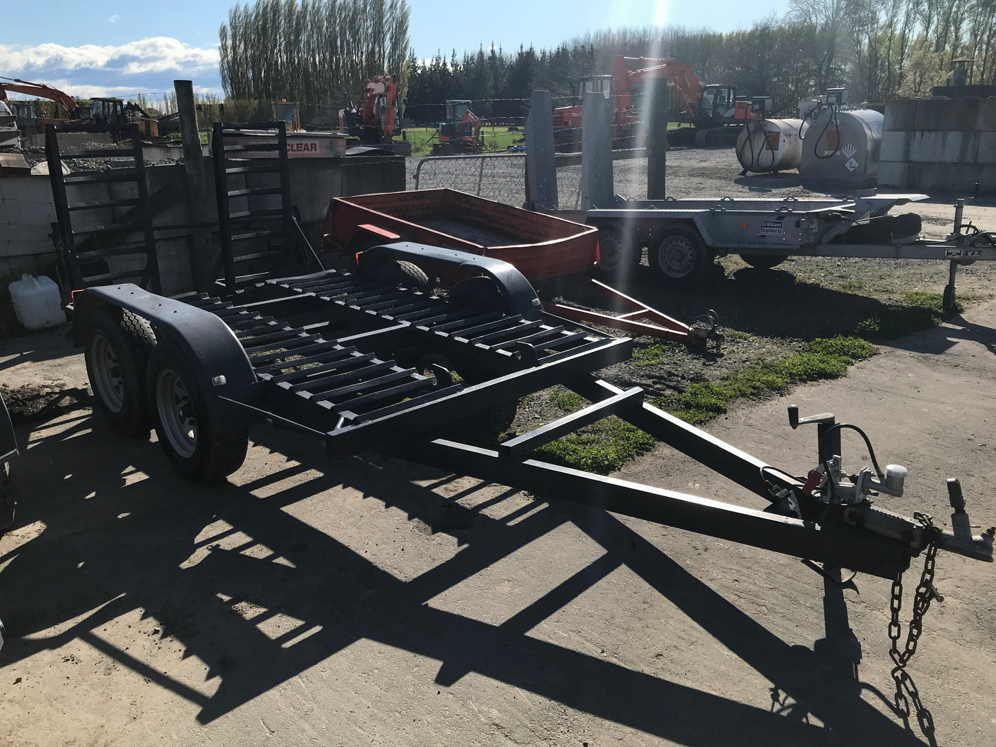 2007 Steel Tandem Digger Trailer