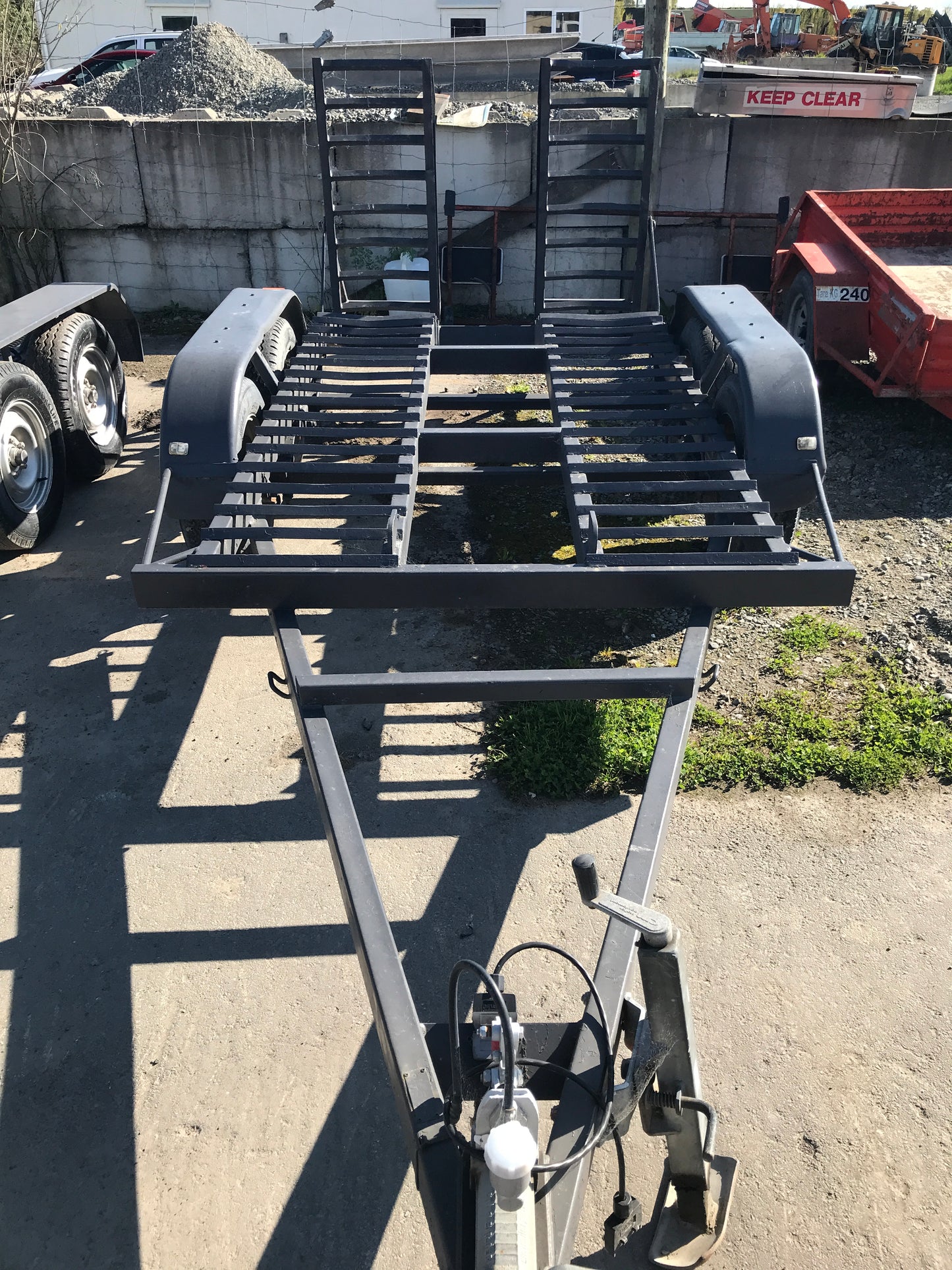 2007 Steel Tandem Digger Trailer