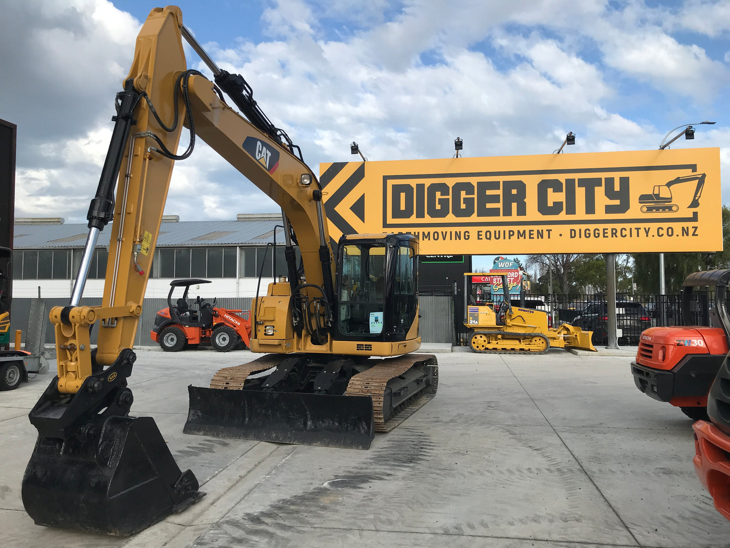 Cat 313D CR Digger 14 ton W/Blade