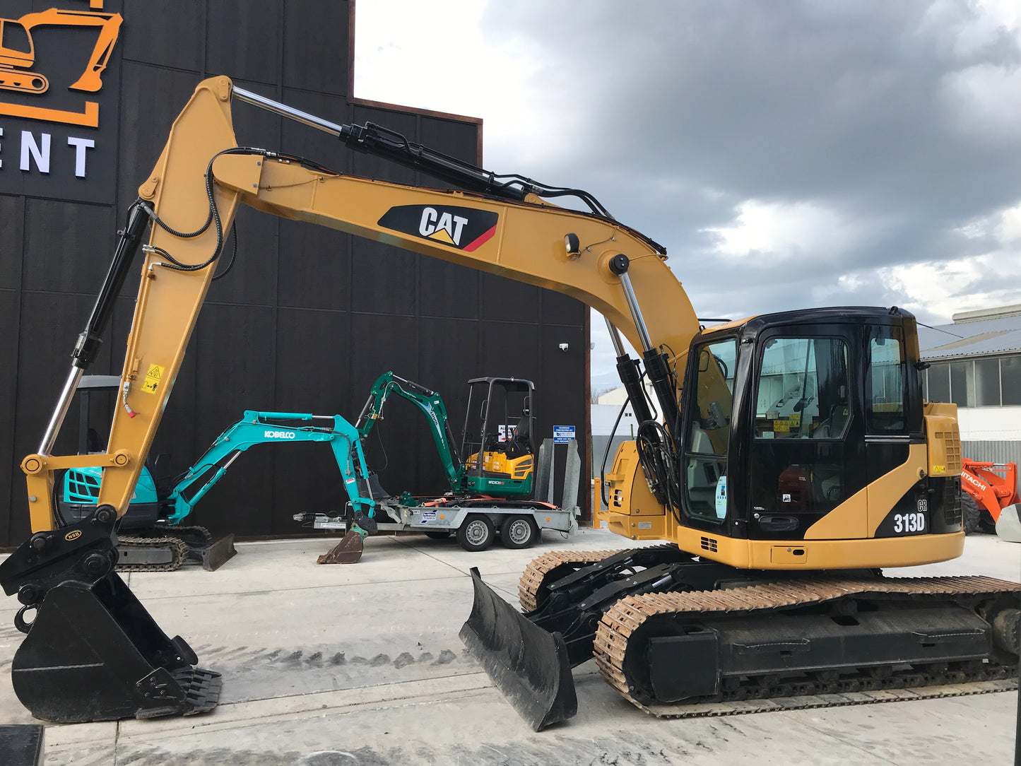 Cat 313D CR Digger 14 ton W/Blade