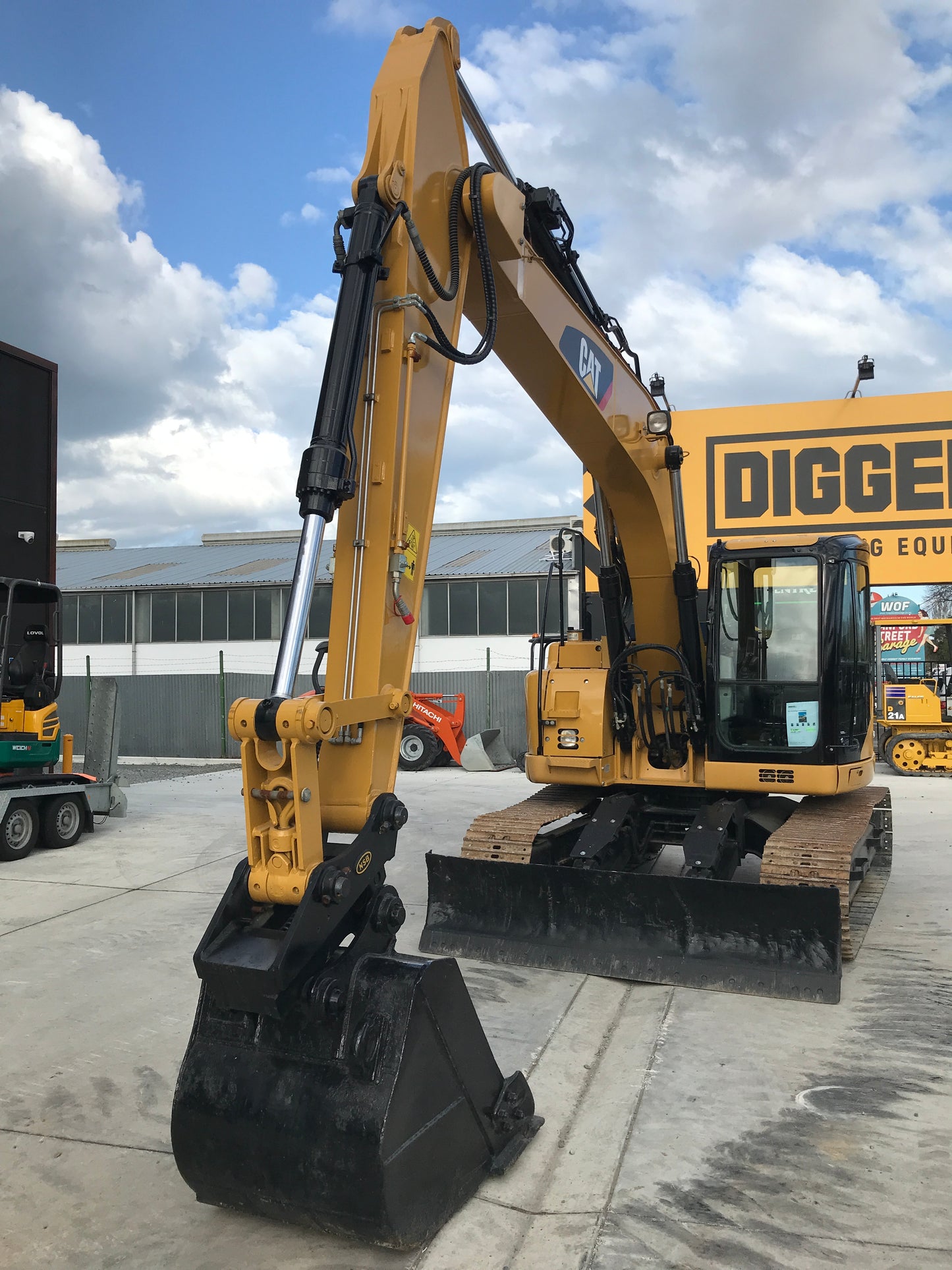 Cat 313D CR Digger 14 ton W/Blade