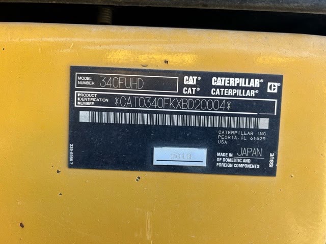 CAT 340F 50 TON Ultra High Demo Digger