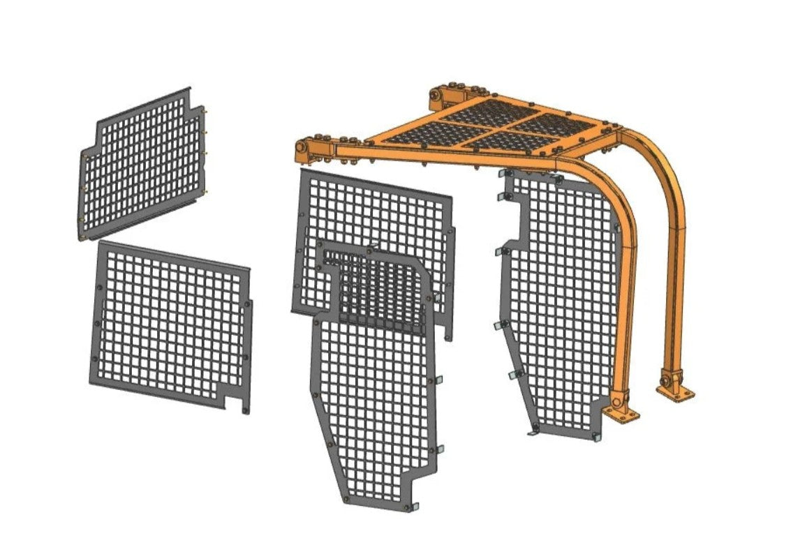 Komatsu D61 Bulldozer Screens and Sweeps Package