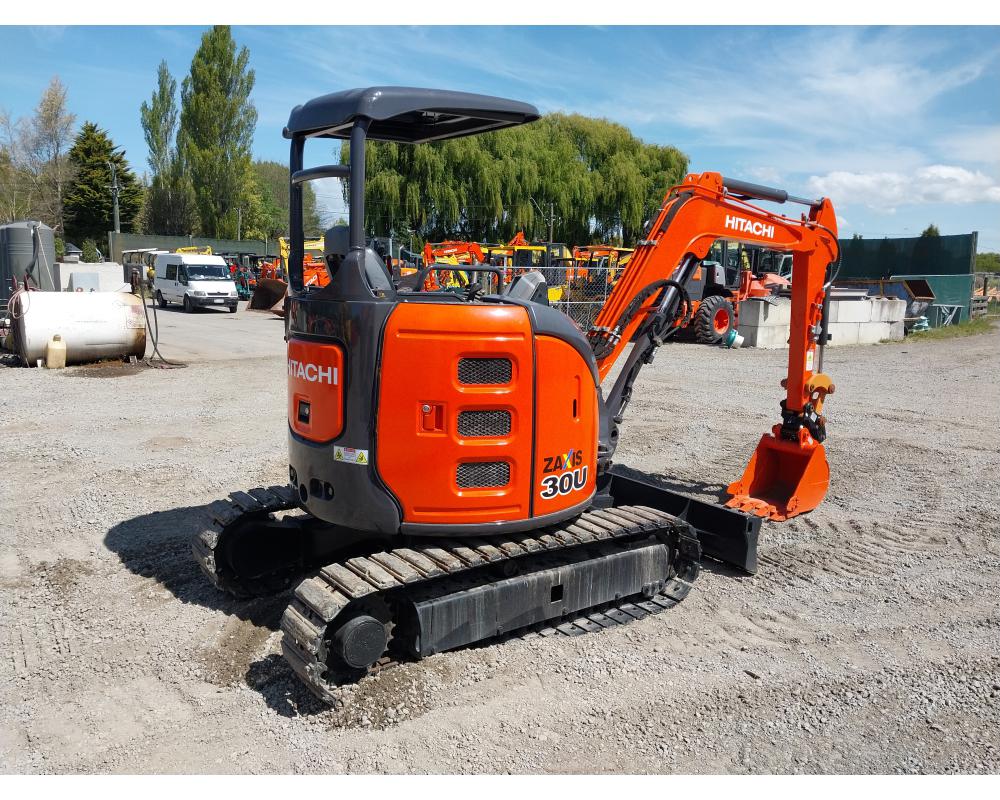 Hitachi ZX30U, 3 Ton Excavator, Low Hours