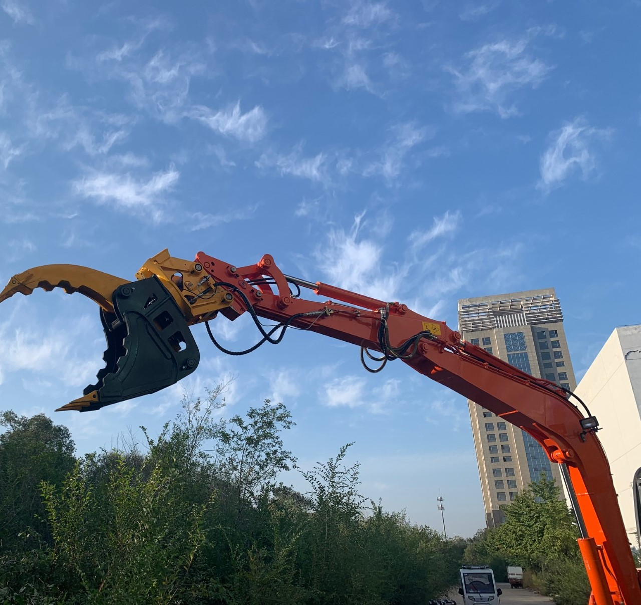 Excavator Rotate Grab Bucket ZX120 12 Ton