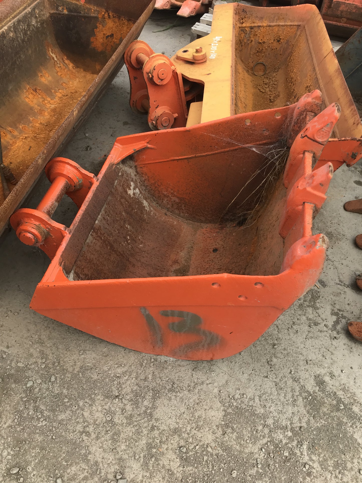 Excavator Rock Bucket - 45mm Pins