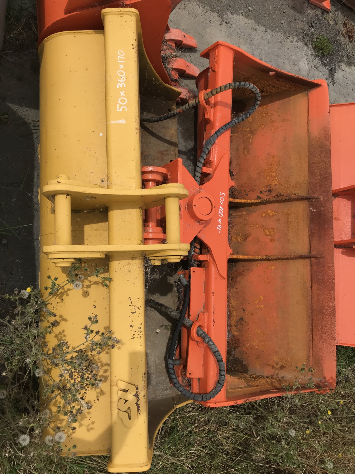 Excavator Cleaning Bucket - 50mm Pins