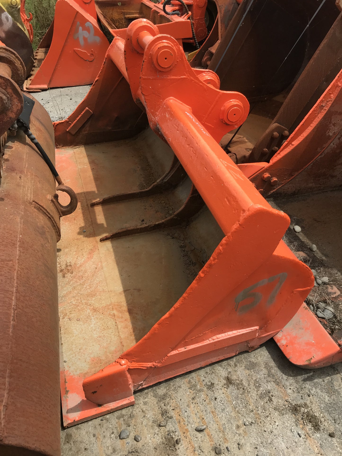 Excavator Cleaning Bucket - 65mm Pins