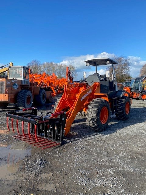 HITACHI ZW100 , 7 TON WHEEL LOADER , OPEN CAB, SILAGE FARM MACHINE