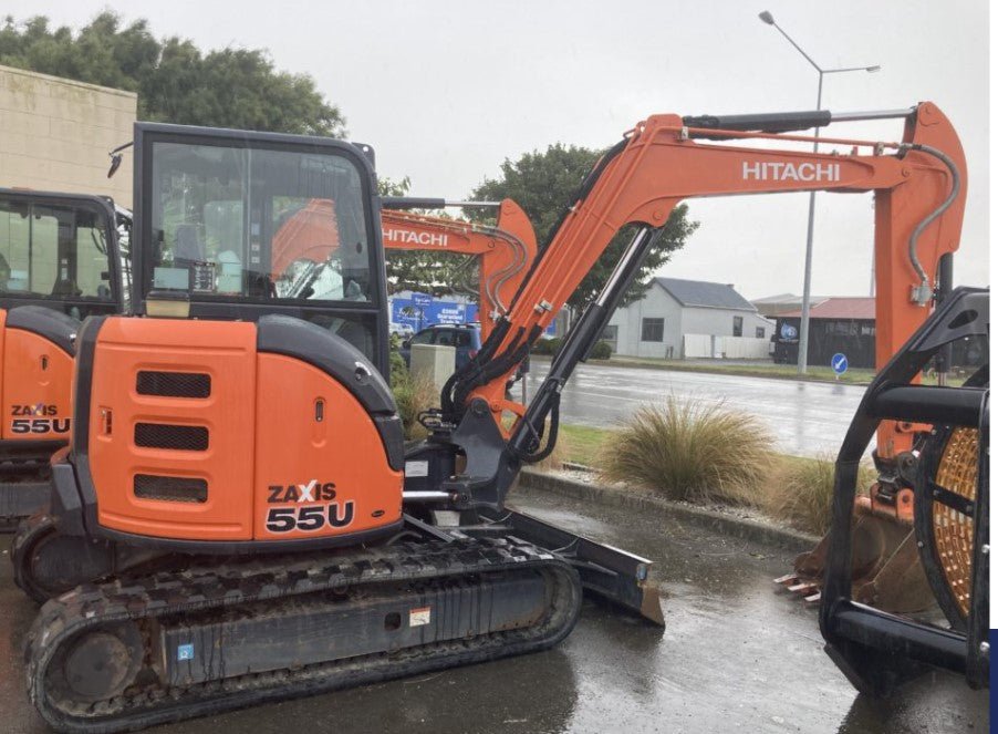 55 HITACHI ZX55U-5A , 5.8 TON DIGGER– Digger City